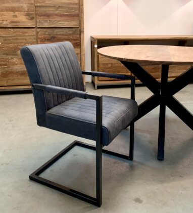 industriële stoel antraciet