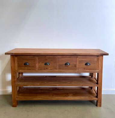 Sidetable 140 cm breed