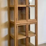 vitrine kast van plantage teakhout