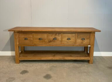 dingklik side table teakhout