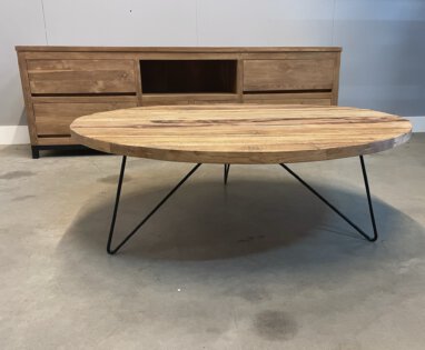 Salontafel rond robuust