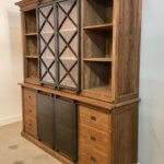 Dingklik teakkast oud hout