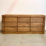 Dressoir 9 laden oud teakhout