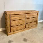 Teak dressoir met blinde laden