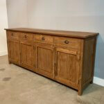 Dressoir teakhout 200 cm breed