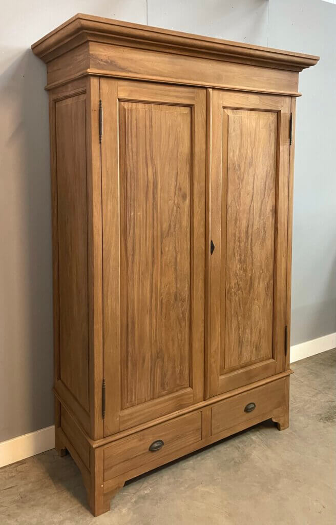 Smalle demontable teakkast