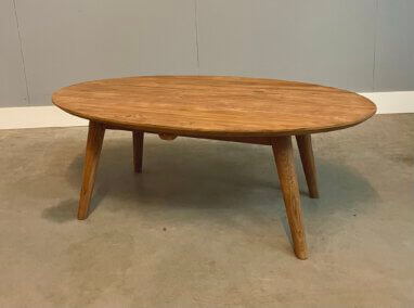 Jaren 50 ovale salontafel