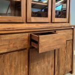 Moderne Dingklik kast close-up