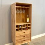 Wijnkast jaren 50 van teakhout
