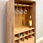 Wijnkast jaren 50 van teakhout