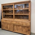 indoteak kast met schuifdeuren