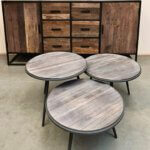 Salonset teak grey wash