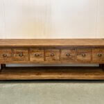 Sidetable 250 cm breed massief teakhout