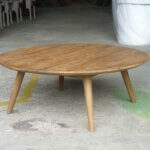 Maatwerk retro ronde salontafel