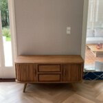 teakhout maatwerk tv meubel