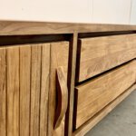 Close up tv-meubel jaren 50 massief teak