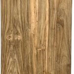 Teakhouten plank rustiek afgewerkt