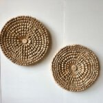 muur decoratie massief teakhout