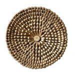 Wandpaneel rond teakhout