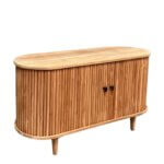 Retro tv meubel met schuifdeuren