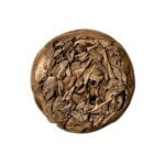 wanddecoratie rond teakhout