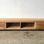 modern tv-meubel met 2 laden en 2 open vakken