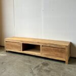 modern teakhouten tv meubel